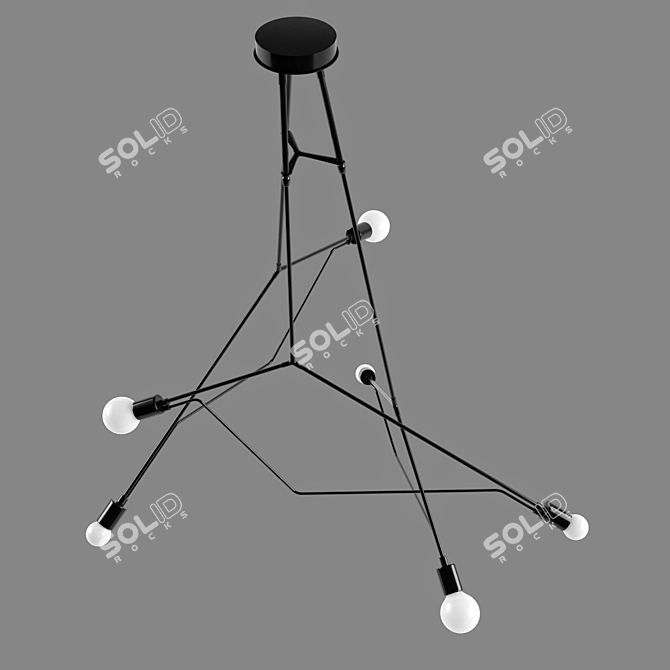 Divergence Pendant Light 3D model image 2