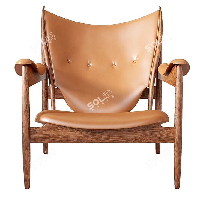 Danish Design Icon: Chieftains Chair 3D model image 2