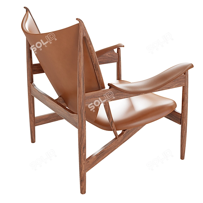 Danish Design Icon: Chieftains Chair 3D model image 3