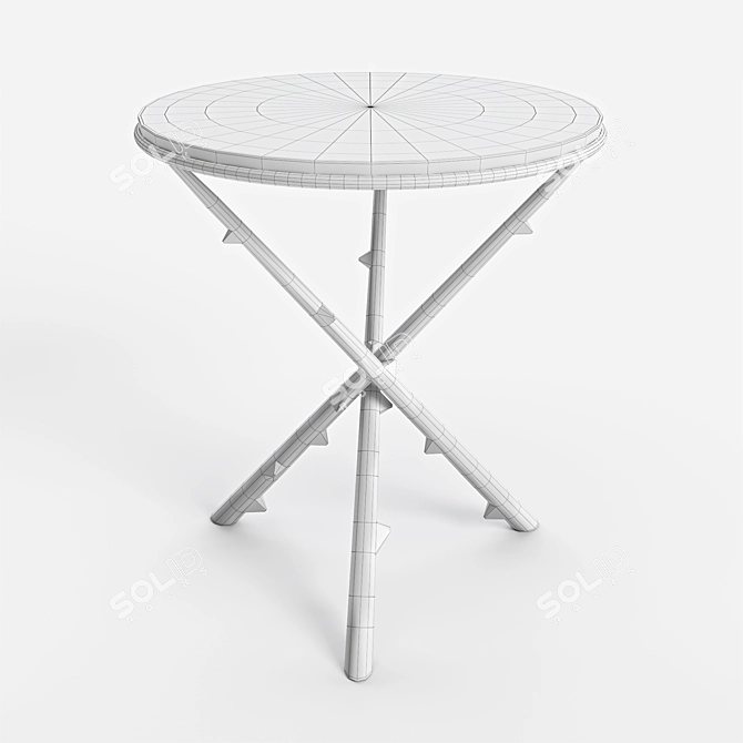 Glowing Thorn Side Table 3D model image 2