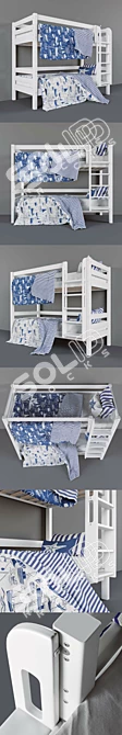 Marine Dream Bunk Bed 3D model image 2