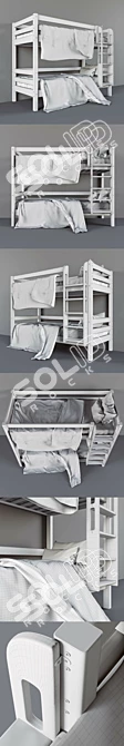 Marine Dream Bunk Bed 3D model image 3