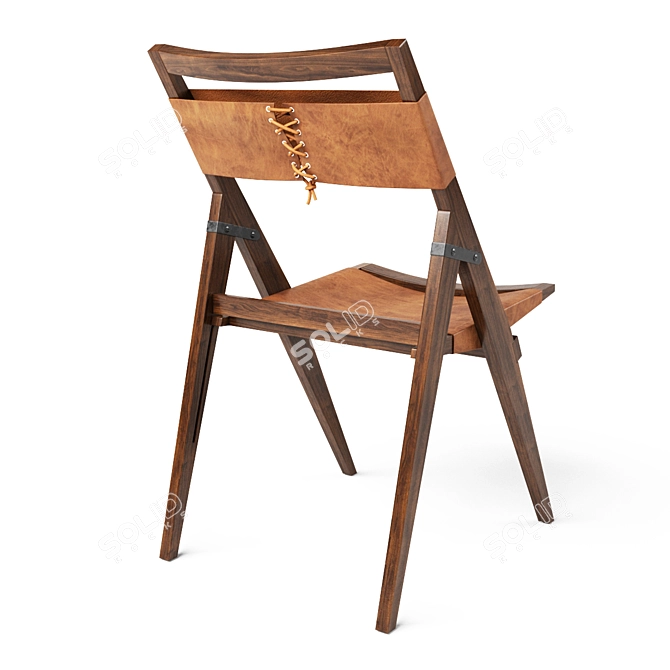 Portable Folding Chair 3D model image 3