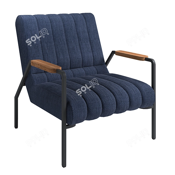 Rekord Retro Revival Chair 3D model image 1