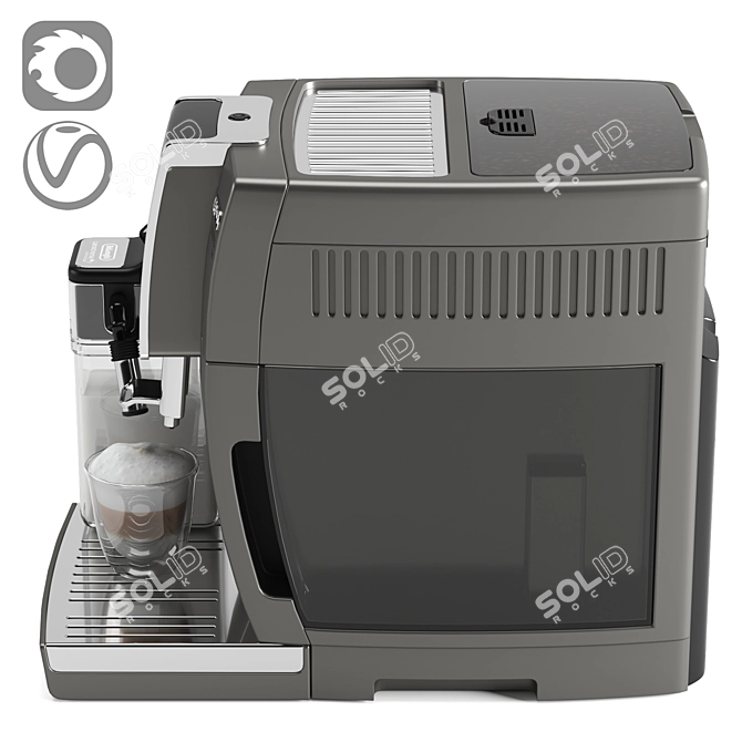 Delonghi Dinamica Plus: Premium Automatic Coffee Machine 3D model image 3