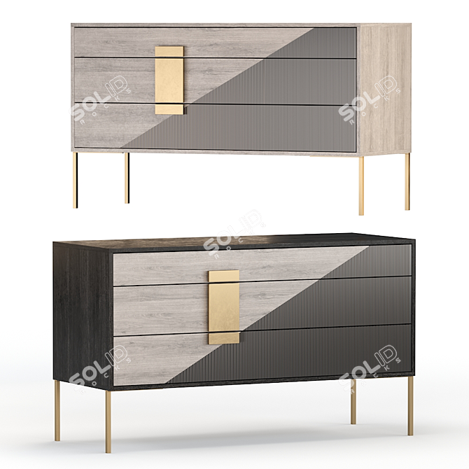 Modern Elegance Ego Chest 3D model image 1