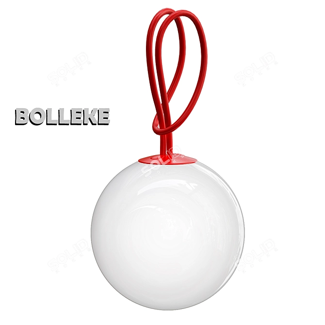 Portable Wireless Sphere Light 3D model image 1