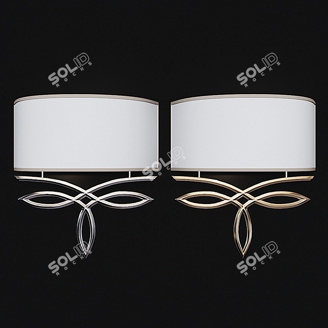 Freya Teona Wall Sconce: Elegant Illumination 3D model image 1