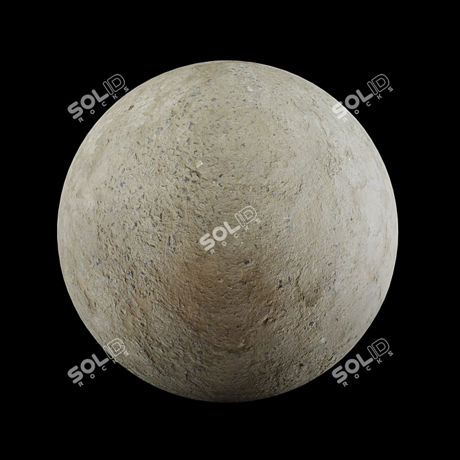 High Quality Concrete Material 3D model image 3