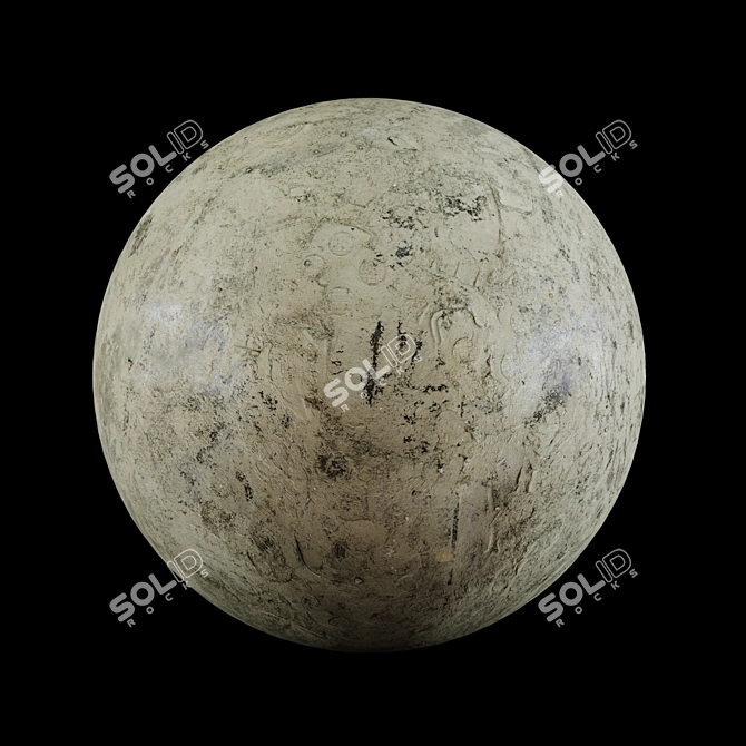 High Quality Concrete Material 3D model image 4