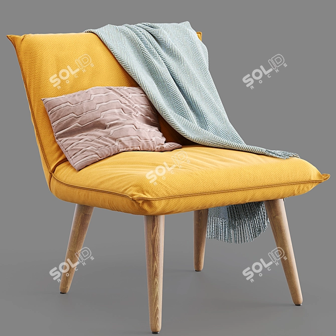 Modern House by John Lewis Accent Armchair 3D model image 1