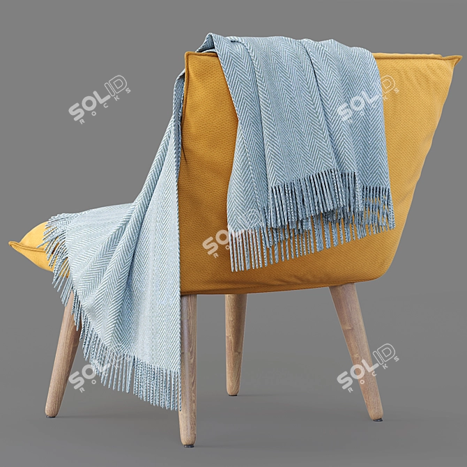 Modern House by John Lewis Accent Armchair 3D model image 3