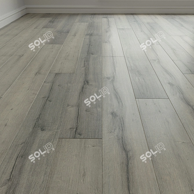 Natural Wood Parquet Laminate 3D model image 3