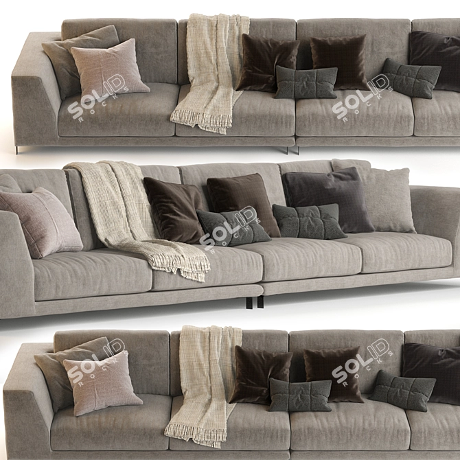 Elevate your space with the Artis Sofa 3D model image 2