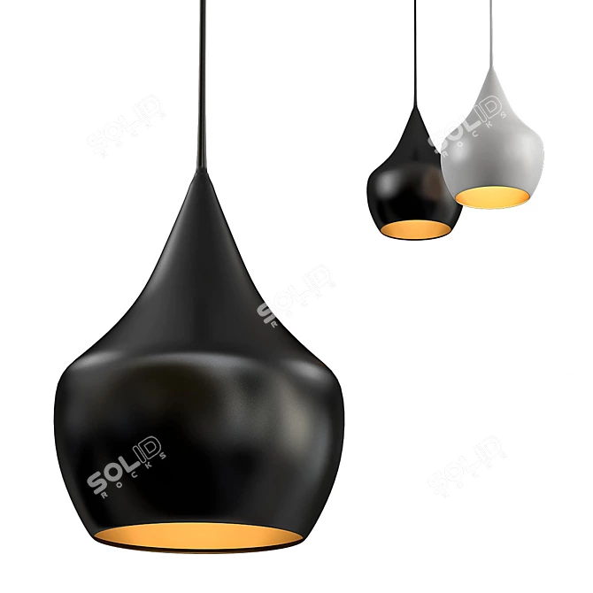 Modern Lifestyle Pendant Light 3D model image 1