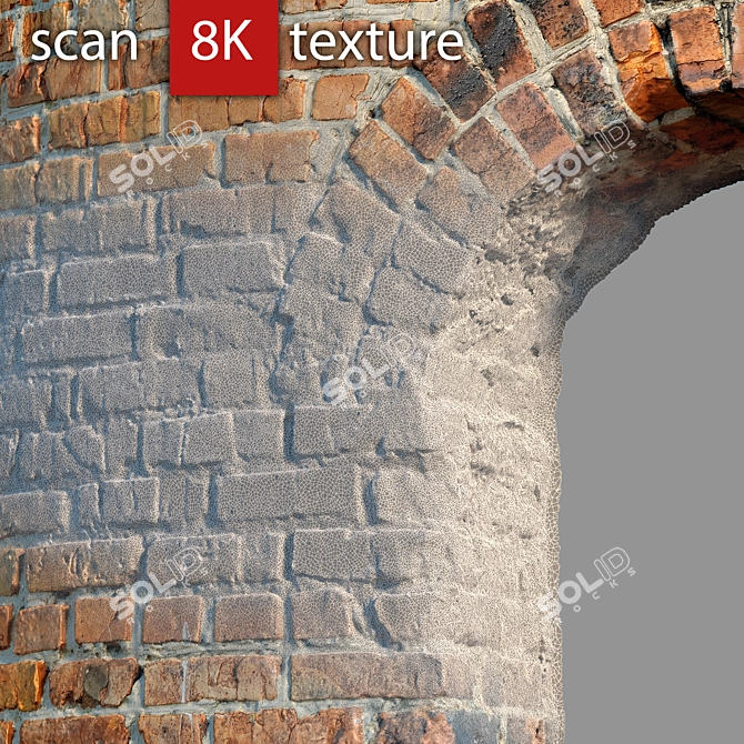 Title: Detailed Brick Arch Model 3D model image 3