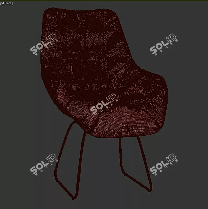 Relax in Style with the Chaires Lounge Chair 3D model image 3