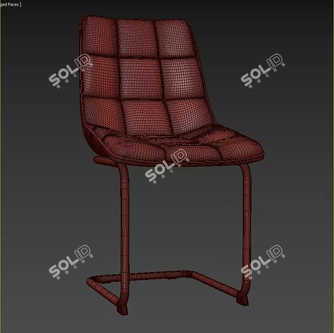 Title: Elegant Ferrell Freischwinger Set 3D model image 3