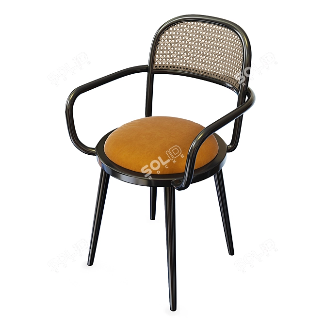 Elegant Luc Chair: Polys 141 150 3D model image 1