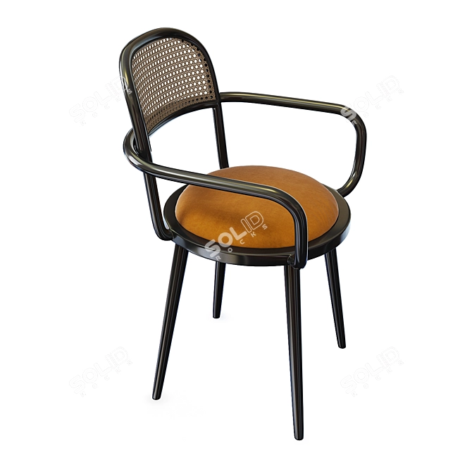 Elegant Luc Chair: Polys 141 150 3D model image 2