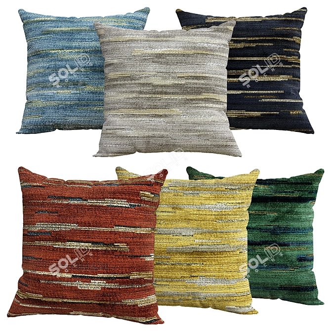 Cozy Dream Pillows 3D model image 1