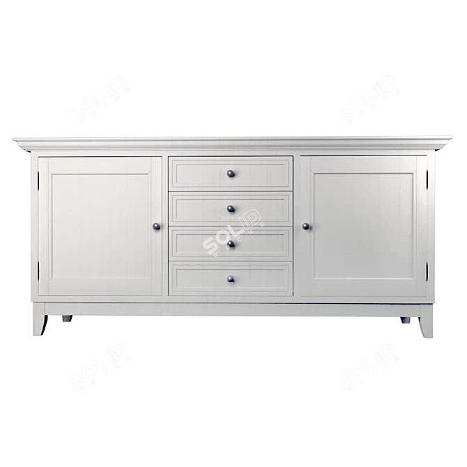 DANTONE Home Classic Chest 3D model image 2