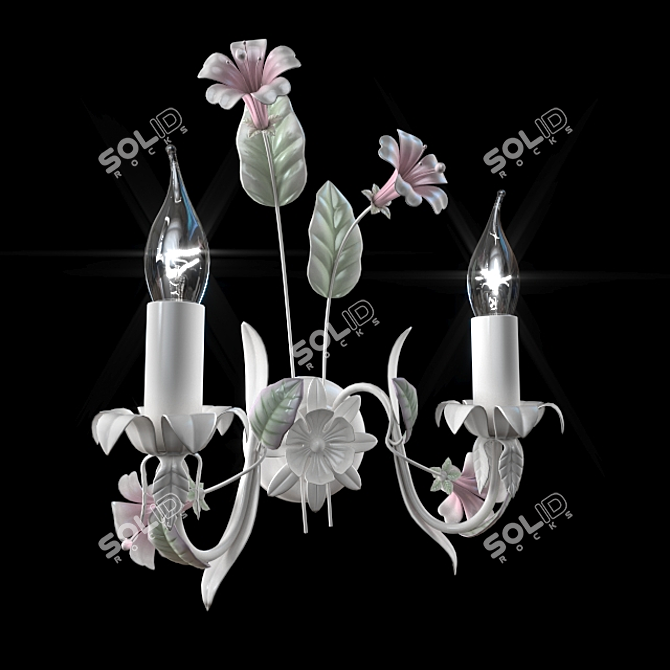 Rose Garden Sconce: Donolux W110200 / 2 3D model image 2