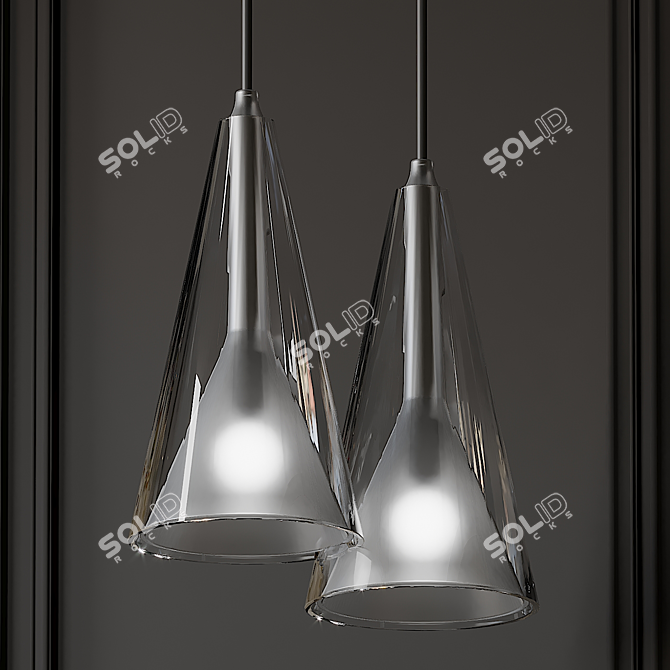 Lolli Decentralized Suspension: Sleek Elegance in Lighting 3D model image 1