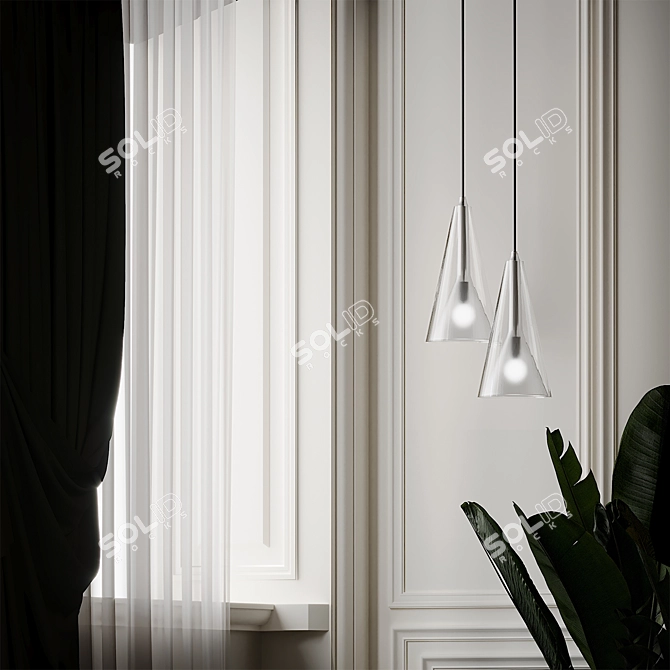 Lolli Decentralized Suspension: Sleek Elegance in Lighting 3D model image 4