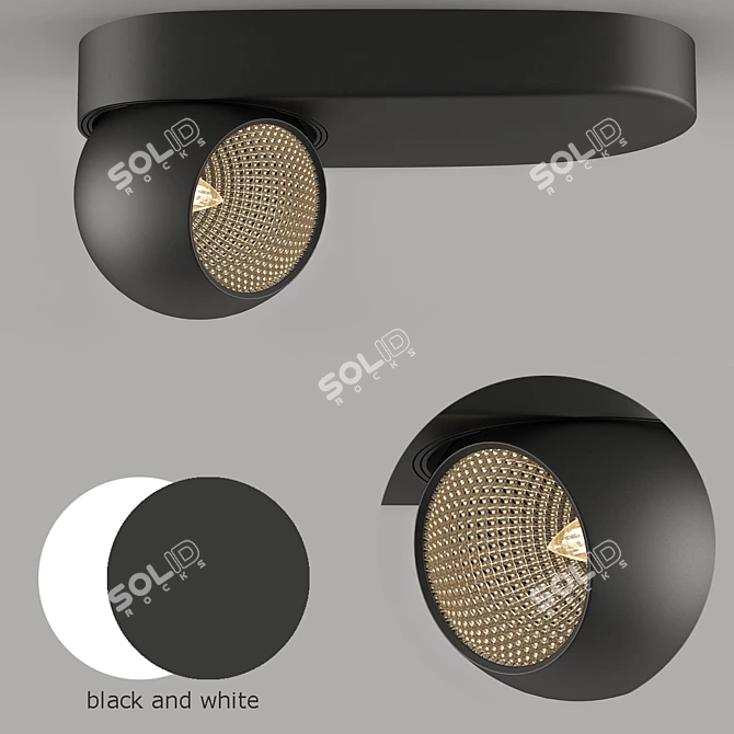 Sleek Marbul_X1 Lighting Solution 3D model image 2