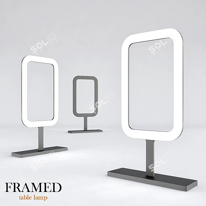 Sleek Framed Wall Art - 2013 Edition 3D model image 1
