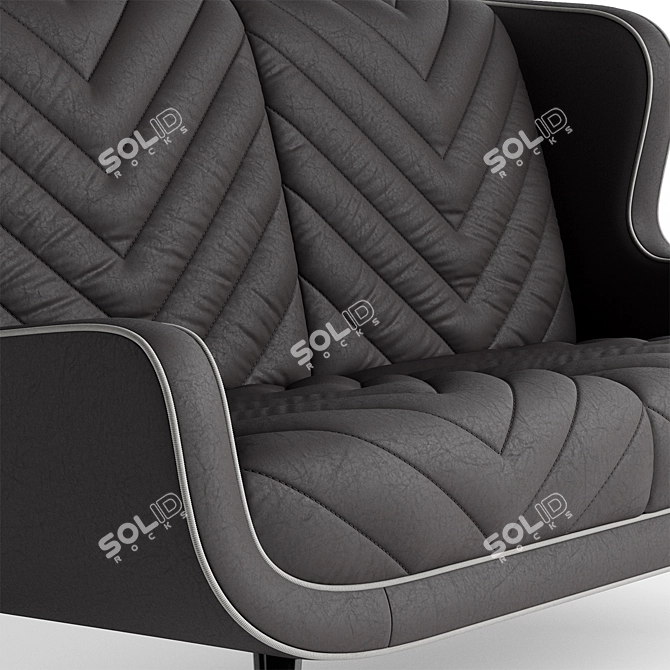 Baxter Dolly Sofa - Elegant and Functional 3D model image 2