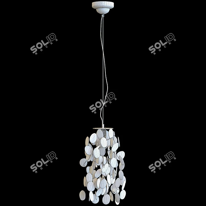 Crystal Lux TENERIFE SP3 Pendant 3D model image 2