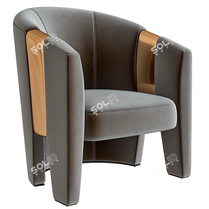 Streamline Mi Chair | Atelier Masterpiece 3D model image 1