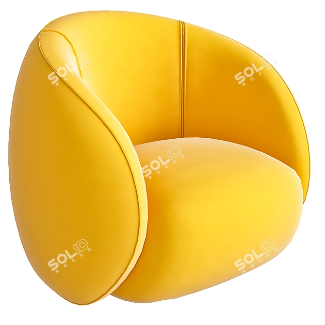 Luxury Vibrating Massage Chair 3D model image 1