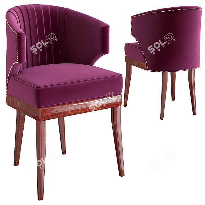 Sleek Ibis Chair 3D model image 1
