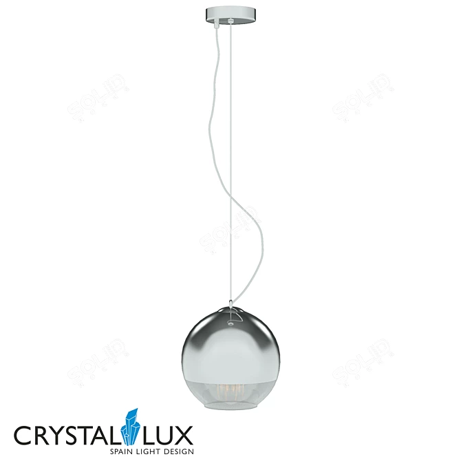Crystal Lux WOODY SP1 20 Pendant 3D model image 1