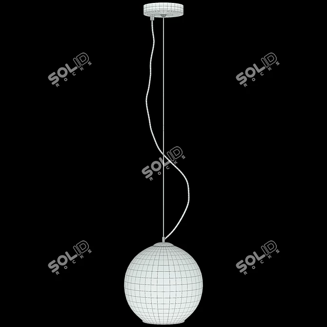 Crystal Lux WOODY SP1 20 Pendant 3D model image 2
