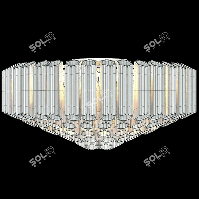 Crystal Lux AMADO PL17 Modern Pendant Light - 800mm Diameter 3D model image 2
