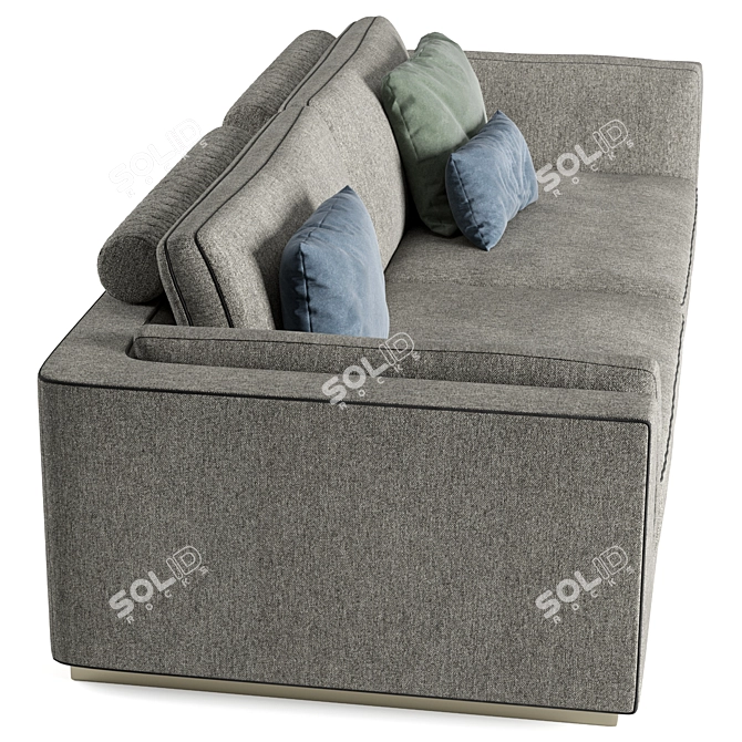 Contemporary Comfort: Opera Barry Sofa 3D model image 3