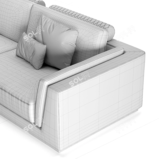 Contemporary Comfort: Opera Barry Sofa 3D model image 5