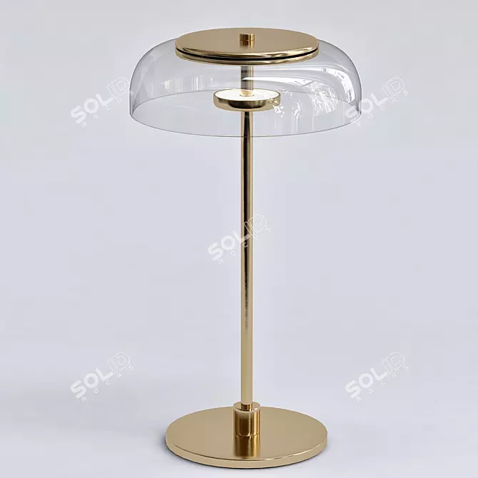 Modern Minimalist Table Lamp: BLOSSI 3D model image 1