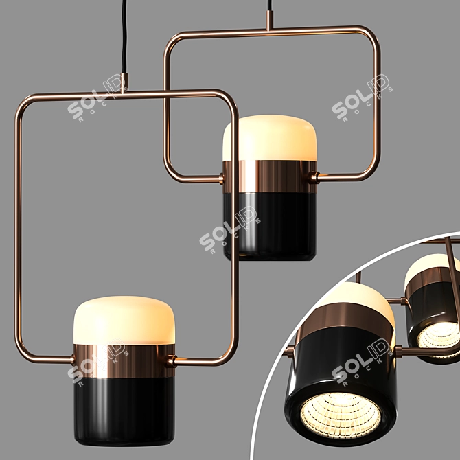 Dazzling Delight Pendant Lamp 3D model image 3