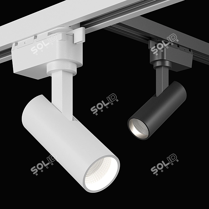 Volta Lightstar LED Track Light Set 3D model image 2