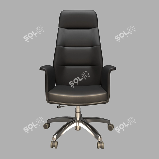 Italian Office Chair Eleganza 3D model image 3