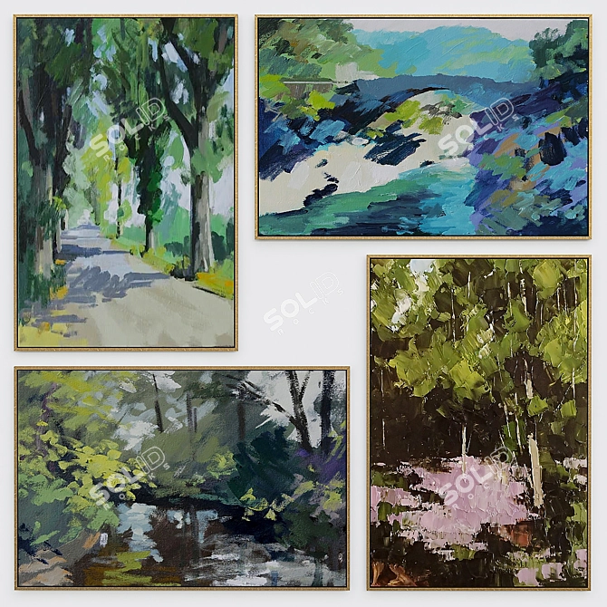 Elite Military Art Set 3D model image 1