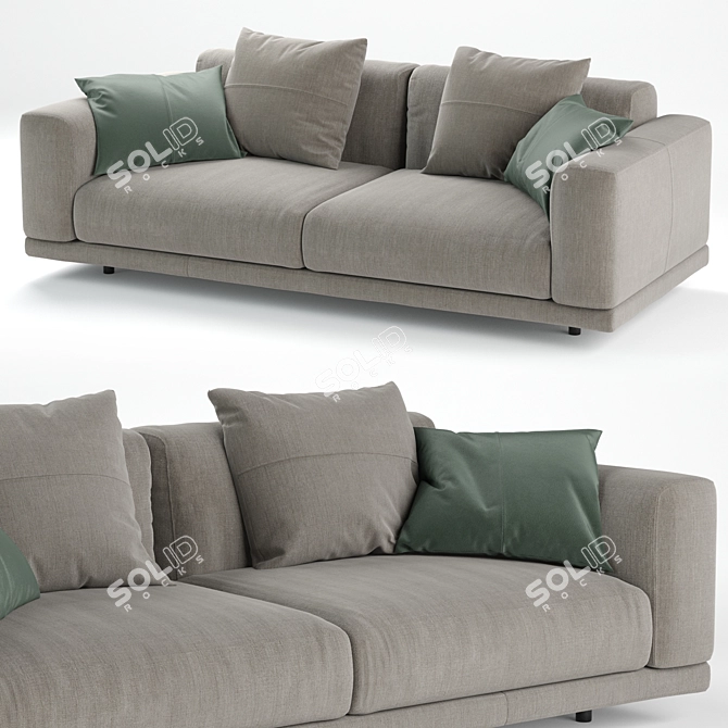 Elevate your space with Nevyll Sofa 3D model image 2