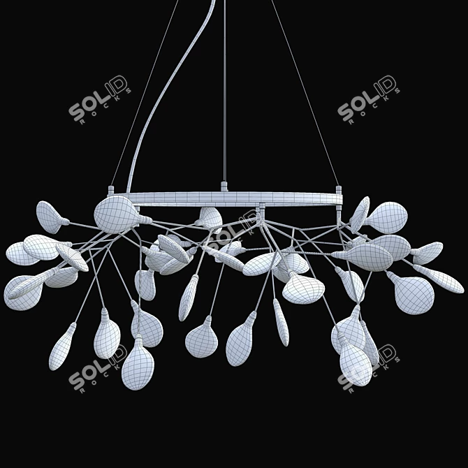 Crystal Lux Evita SP45 D Pendant 3D model image 2