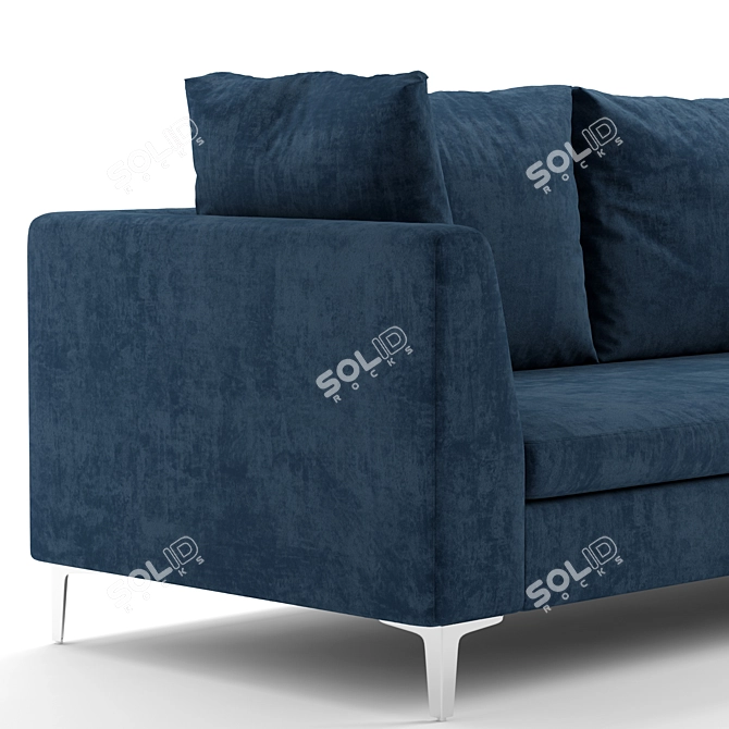 Luxury Charles Denelli Sofa 3D model image 5