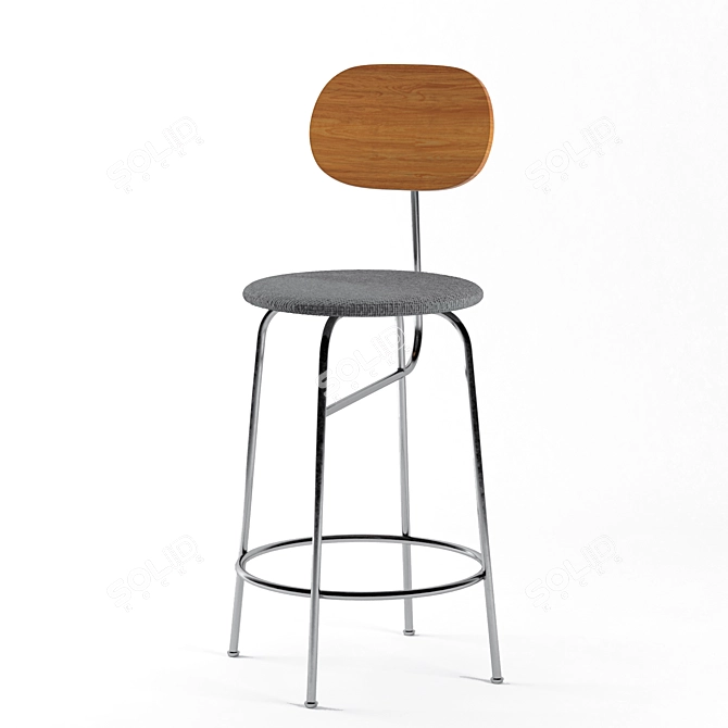 Sleek Modern Patal Chair 3D model image 2
